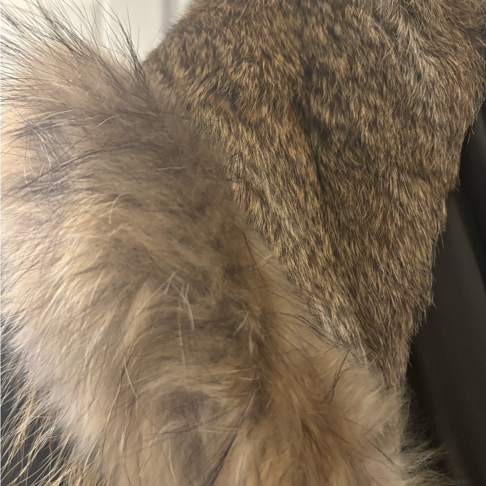 RUDSAK Dark Green Puffer Coat with Fur Trim - Picture 2 of 11